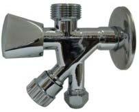 1/2"x3/8" bez matice 93,30 81,70 230 230 OM Ventil s mezikusem pro připojení k