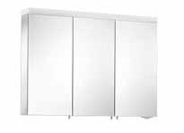 700 x 150 mm 24202 / 24203 2 otočná dvířka z dvojitých křišťálových zrcadel strany se zrcadlem vnější otočný stmívač s funkcemi: zapnout / vypnout stmívat