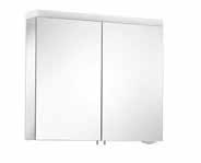 3 výškově nastavitelné skleněné poličky tlumič dorazu dvířek 650 x 700 x 150 mm / 22 wattů 800 x 700 x 150 mm / 25 wattů 24204 / 24205 3 otočná dvířka z