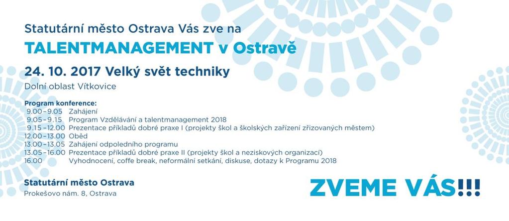 ředitelů a projektových manažerů ostravských škol a dalších