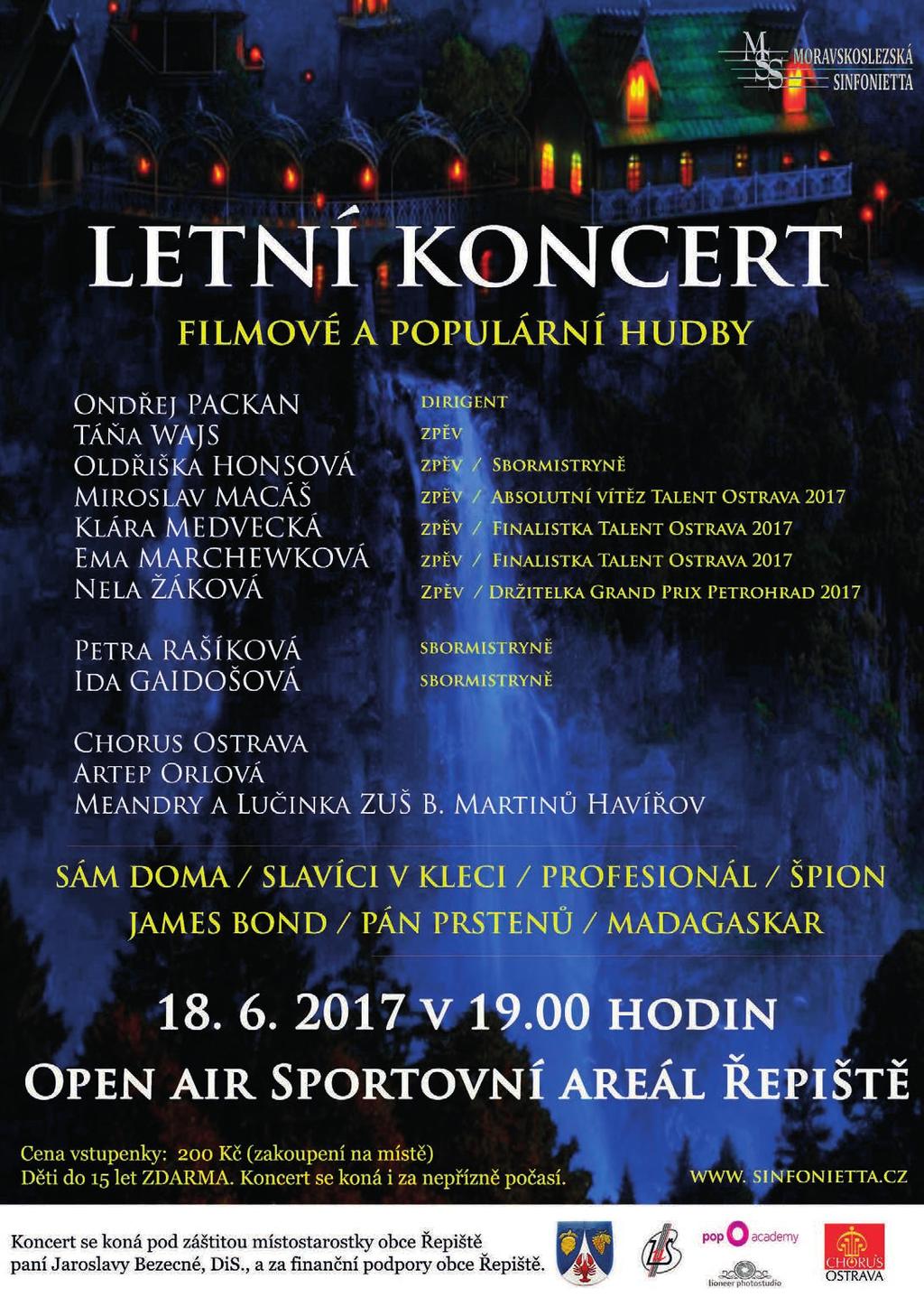 Vydává Obecní úřad Řepiště, Mírová 178, 739 31 Řepiště, Tel.: 558 671 925, 558 672 450, www.repiste.