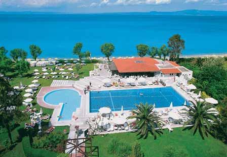 CHALKIDIKI 26 Hanioti 27 GRECOTEL PELLA BEACH **** : Nový hotel patří k renomovanému hotelovému řetězci Grecotel a byl