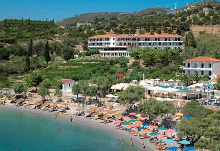 SAMOS 18 Pythagorion 19 GLICORISA BEACH *** Hotel s přátelskou atmosférou