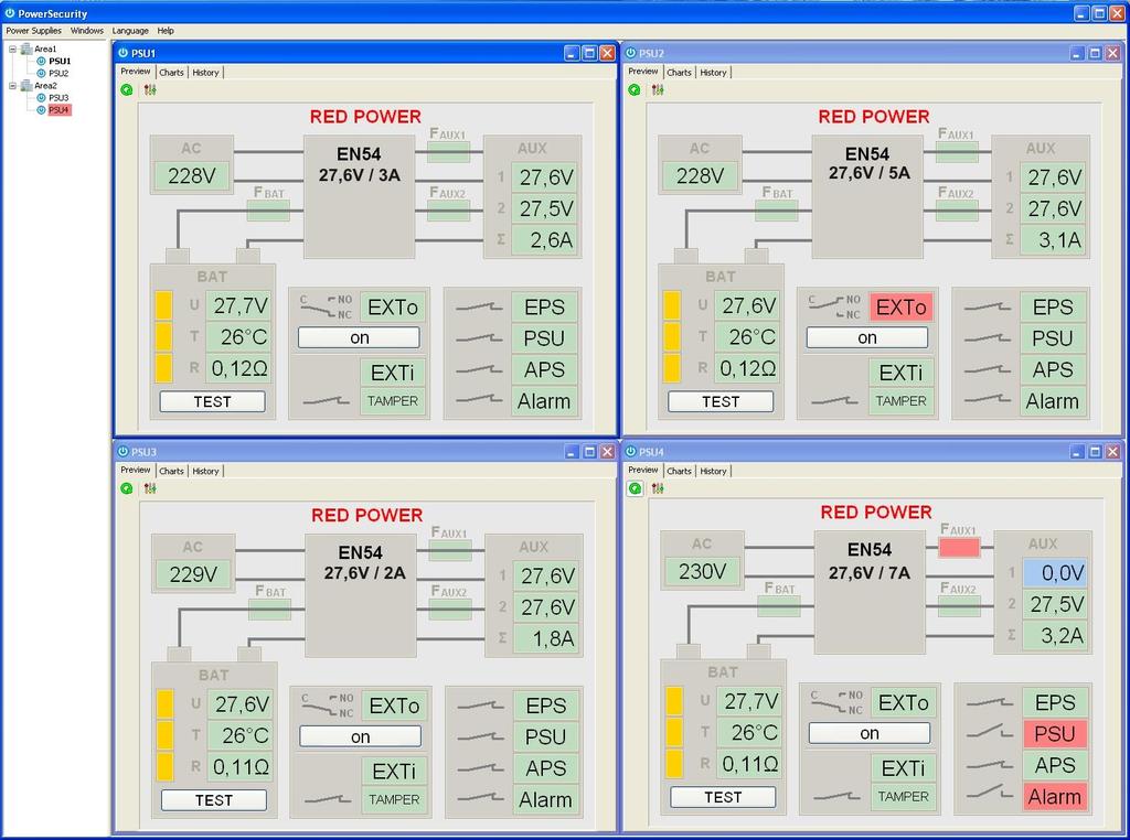 8.5. Program POWER SECURITY. Program Power Security je dostupný na www.pulsar.pl Jeho detailní popis naleznete v příslušném návodu k tomuto programu.