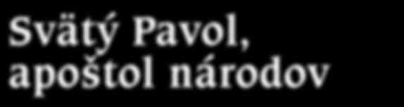 slovo svätého otca Počas generálnej audiencie 2. júla 2008 sa Benedikt XVI. prvýkrát dotkol osoby svätého apoštola Pavla, ktorého 2000. výročie narodenia si budeme pripomínať.