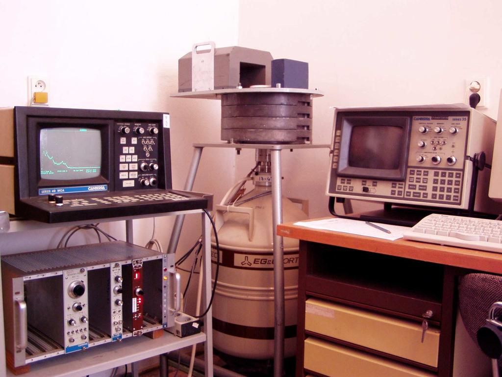 Laboratorní gama spektrometrie HPGe detektor