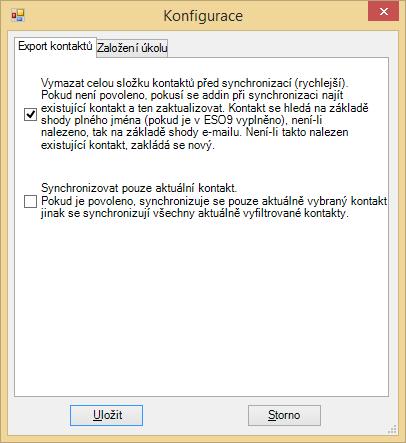 Synchrnizace kntaktů Synchrnizace prbíhá pmcí tlačítka Synchrnizace kntaktů s MS Outlkem ze stránky sb subjektů (Subjekt\SubjOsb.htm) v aplikaci ESO9.