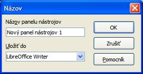Pridávanie príkazov do panelu Ak sa v paneli nenachádzajú všetky príkazy, ktoré by sme tam chceli mať, môžeme ich pridať. Ak sme vytvorili nový panel, príkazy pridať musíme.