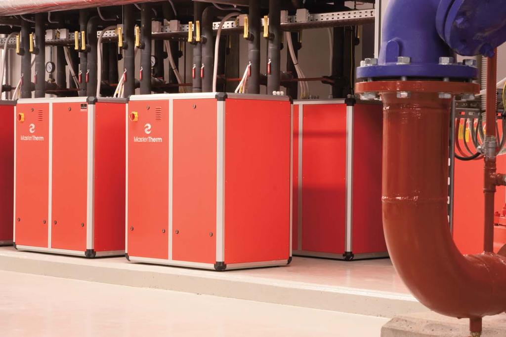 MasterTherm Průmyslové instalace Chlazení cyklotronu, Ústav jaderné fyziky Akademie věd Multifunkční systém využití tepelných čerpadel voda-voda.