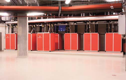 Řízení procesu chlazení obstarává vestavěný regulátor tepelného čerpadla, bez potřeby nadřazeného systému MaR. Typ tepelného čerpadla.