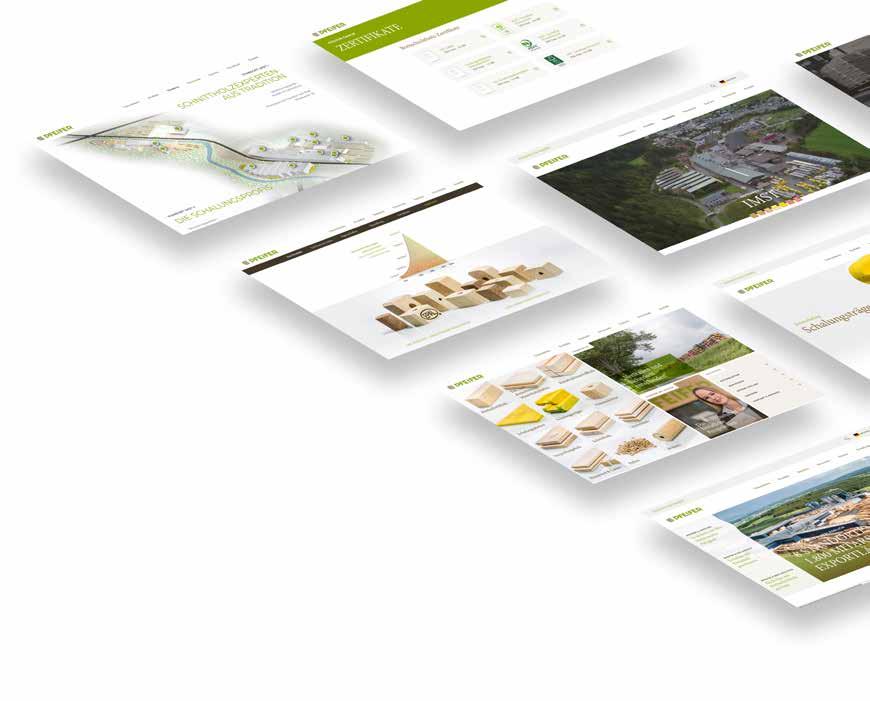 50 timber NOVÉ WEBOVÉ STRÁNKY ONLINE Pfeifer sází na digitální komunikaci www.pfeifergroup.