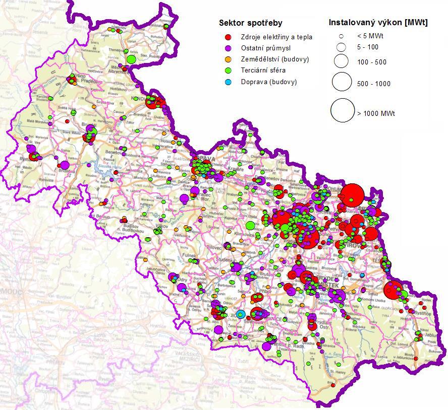 Zdroje znečištění 1 zdroj kategorie REZZO 2 (spalován ZP) Slabý vliv liniových zdrojů (doprava) Významný vliv plošných zdrojů (vytápění