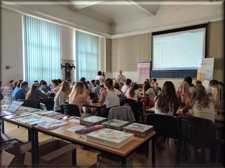 V celkem šesti kolech se žáci rozhodovali, do kterého odvětví trhu budou investovat. Zda jim například vynesou více státní dluhopisy nebo telekomunikace.