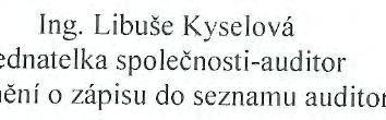 Náš výrk k účetní závěrce se k statn ím infrmacím nevztahuje, ani k nim nevydáváme žádný zvláštní výrk.