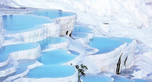 Fakultatívne výlety a letecká doprava 205 PAMUKKALE Krásny výlet, počas ktorého máte možnosť spoznať mnoho miest v Turecku.