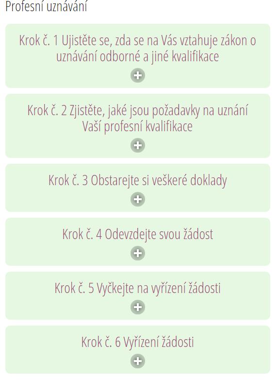 Nostrifikace Informace k