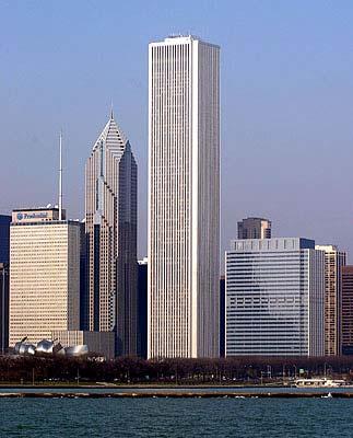 Aon Center (USA) (Amoco, Standard Oil) Výška: 346 m Rok: 1973