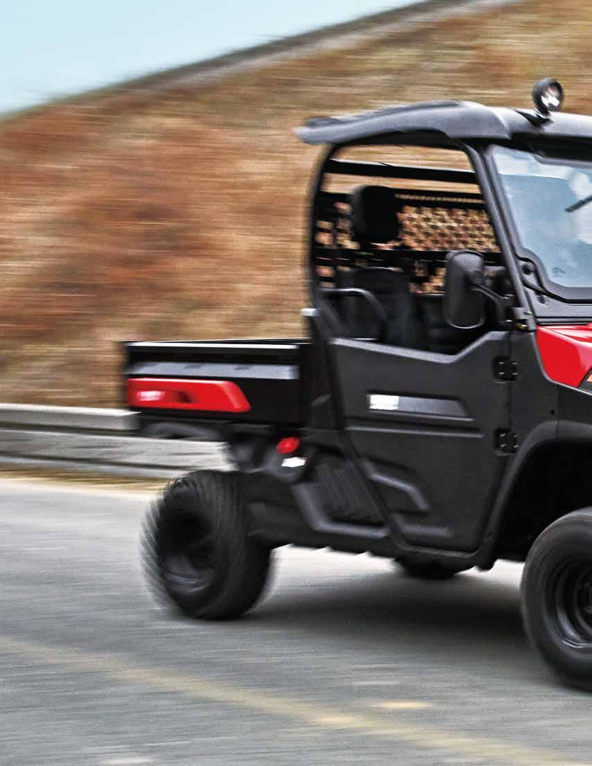 K9 2400 TERÉNNÍ UŽITKOVÉ VOZIDLO Výkon motoru 24 HP Max.