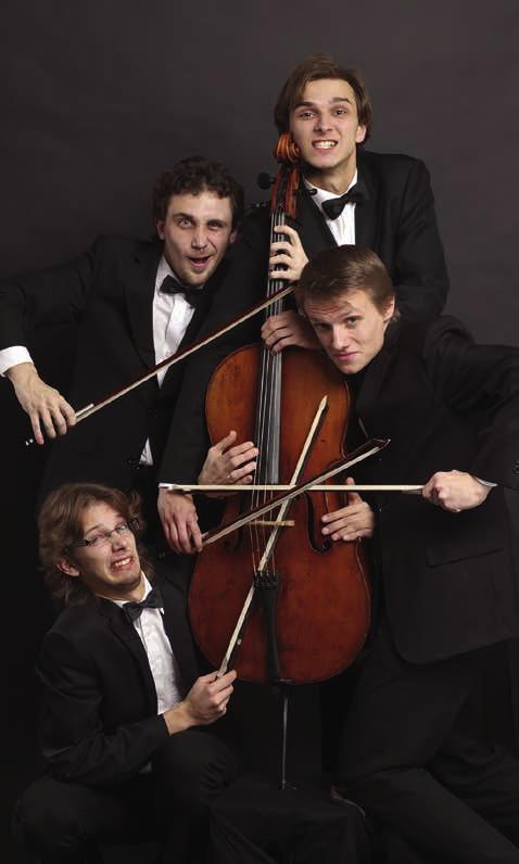 PRAGUE CELLO QUARTET M1 Pondělí 8/10/2018, 19.30 hodin Cigánski diabli Přirozená muzikálnost vyrůstající z folklórních kořenů, inspirace klasickou hudbou, spontánní živelnost i neobyčejná virtuozita.