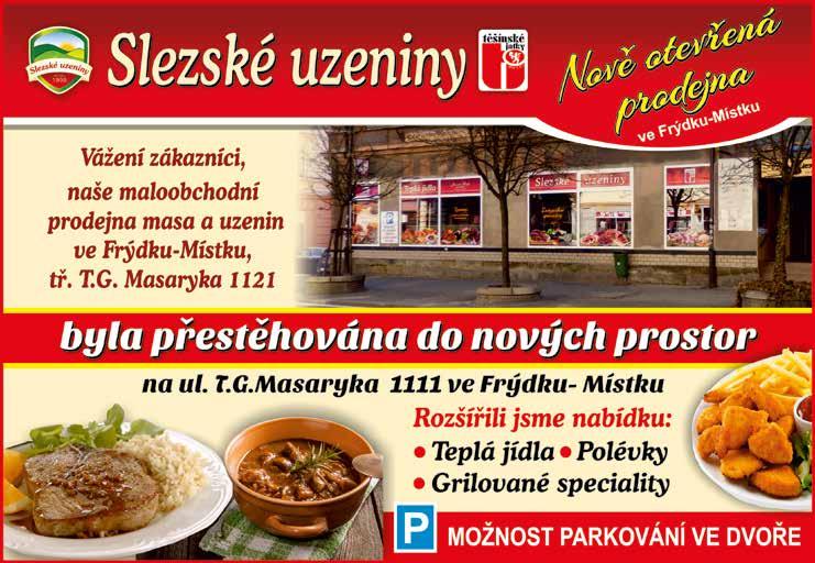 FRÝDECKOMÍSTECK Ý KULTURNÍ PŘEHLED 13 Národní dům 18. 4., 18:30 Fotografický workshop Známý fotograf ve workshopu Ateliér Svět Martina Straky promítne a okomentuje své snímky. 20. 4., 18:30 S Jaroslavem Davidem za toponymy Proč se Frýdek-Místek nazývá Frýdkem-Místkem?