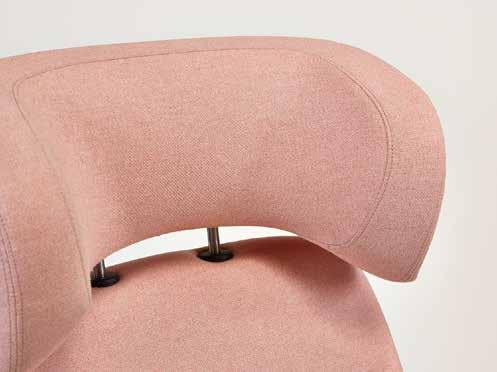 seating position and a comforting sense of stability Ergonomische Polsterung sorgt für eine