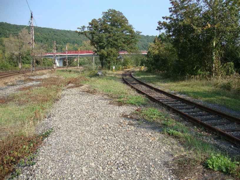 Labem Bílina Snímek 2 Vlečka Lybar, a.