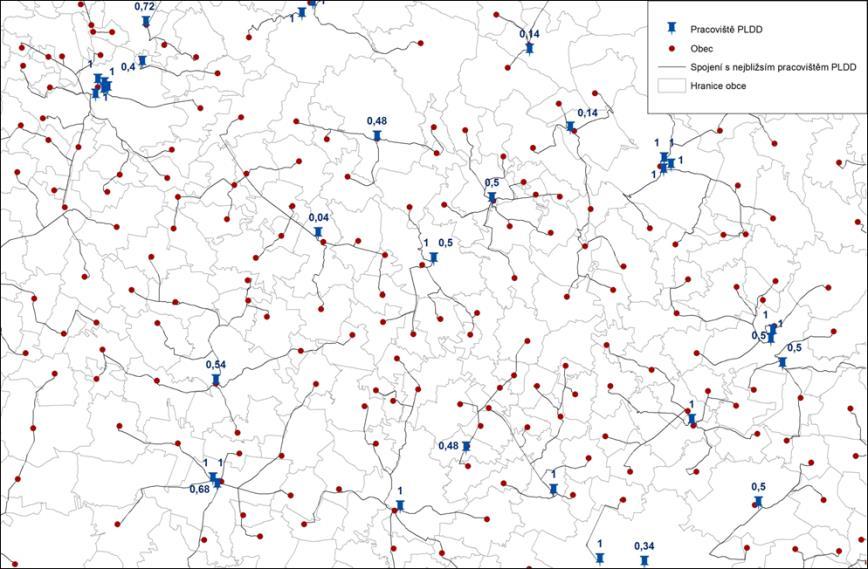 6 Zdrojem dat pro tvorbu silniční sítě byla volně stažitelná databáze OpenStreetMap.
