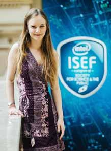 MATURANTKA Z BRNA USPĚLA V USA SE STUDIÍ LIDSKÉHO PROTEINU Studentka z Brna uspěla v celosvětové vědecké soutěži Intel ISEF 2016.