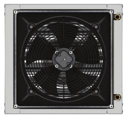 Jednotky jsou k dispozici s dvěma typy motorů ventilátorů: Leo INOX M Ventilátor s EC motorem ovládaným spojitým řídícím
