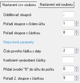 Pozn.: toto nastavení bylo otestováno pro