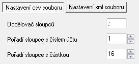 Z Excelu byl vytvořen standardní soubor csv. 4.1.