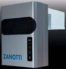 Chladírenství Přehled řady produktů Zanotti NOVINKA Řada chladírenské techniky Zanotti Model Název výrobku Výkon (kw) 0 1 2 3,5 5 10 15 25 35 Monoblok montovaný na stěnu (instalace přímo do stěny