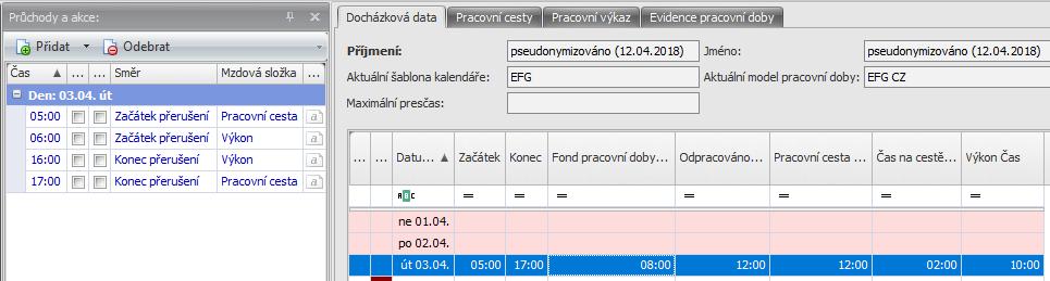 průchod přes tento snímač ukončuje pracovní cestu (v detailu mzdové složky Pracovní cesta) a v blízké době přes mobilní aplikaci, kde bude možné pracovní cestu jak zahájit, tak ukončit.