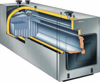 Plynový kondenzačný kotol Vitocrossal 300 s výkonom 187 až 1400 kw Vitocrossal 300 Kotol Vitocrossal 300 predstavuje špičkový produkt medzi stacionárnymi plynovými kondenzačnými kotlami vo výkonovom