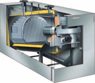 Kotol Vitocrossal 200 pozostáva z osvedčených komponentov kondenzačnej techniky firmy Viessmann a disponuje rovnako ako Vitocrossal 300 výhrevnou plochou Inox-Crossal so sálavým horákom MatriX.