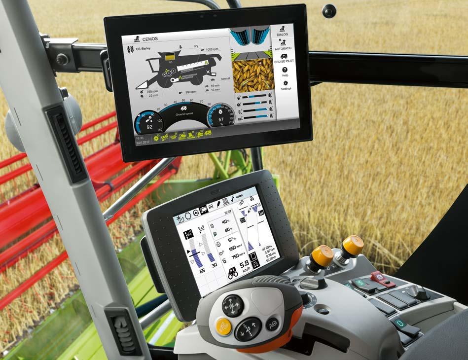 CEMOS AUTO THRESHING. Zlatý standard. Funkce CEMOS AUTOMATIC přináší víc.