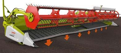Asistenční systém pro řidiče AUTOMATIC BELT SPEED přizpůsobuje plně automaticky a plynule rychlosti pásů na rychlost sklizně a to ve