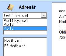 Import adres do adresáře Pomocí této užitečné funkce lze snadno importovat adresy z csv souboru do Adresáře tohoto programu. Importovat je možno adresy např.