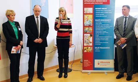 ročník 7 číslo 2 duben 2013 Vítkovická nemocnice slavnostně otevřela zrekonstruované Iktové centrum a jednotku intenzivní péče Celá přestavba si vyžádala investici ve výši 37 miliónů korun. Text: Ing.