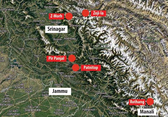 DLOUHÉ DOPRAVNÍ TUNELY V INDICKÝCH HIMÁLAJÍCH DOKONČENÉ, VE VÝSTAVBĚ, PŘIPRAVOVANÉ LONG TRANSPORT TUNNELS IN INDIAN HIMALAYA FINISHED, PROGRESSING, IN PREPARATION MARTIN SRB ABSTRAKT V minulém