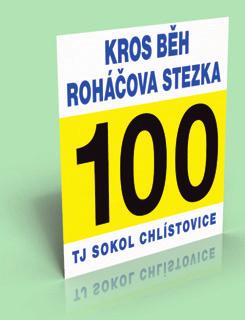 závodu a s barevným pruhem pod číslem TYP D - tyvex - voděodolný, neroztrhnutelný materiál - plnobarevné provedení - rozměr 21 x 19,8 cm - neomezené sady - vysoce