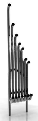 Tembos Pentatonic 580 mm/ 485 mm/ 2490 mm Záleží jen na hráči, jaký