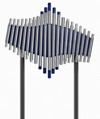 Tutti je harmonicky naladěn v klíči C Cherub 700 mm/ 120 mm/ 1800 mm C dur