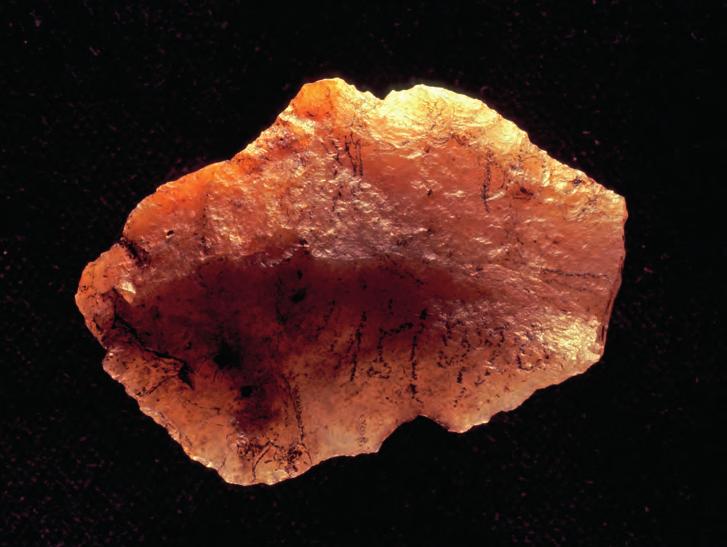 Drásadlo ze spongolitu Josefa Szombathyho, aby nálezy prostudoval. Již v té době byly nálezy přiřazeny do mladšího a středního paleolitu. Nejrozsáhlejší komplexní výzkum Kůlny v 19.
