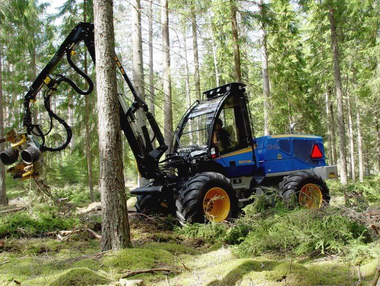 5.2 Zdvihový moment hydraulického jeřábu 5.2.1 Probírková těžba Zdvihový moment 100 80 M [knm] 60 40 20 0 H40 Apache. model H 8 770D Novotný Entracon Rottne John Deere Graf 5, zdvihový moment [Tab.