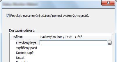 Jestliže je u tohoto nastavení nastavena hodnota Vypnuto, Status Monitor se nespustí ani při zahájení tisku.