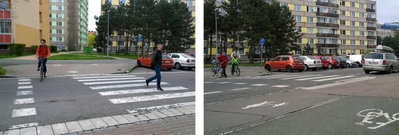 Před vjezdem na přejezd pro cyklisty se cyklista musí přesvědčit, zda-li může