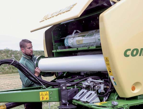 snadnější. Vkládání Vázací zařízení, volitelně s LED osvětlením, je plně v zorném poli řidiče. Během práce je kdykoli o všem přehled.