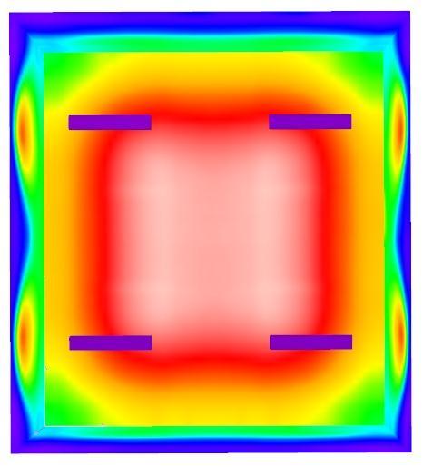 Vizualizácia modernizovaného osvetlenia objektu ŠKD Normová intenzita 300 lx Navrhovaná intenzita