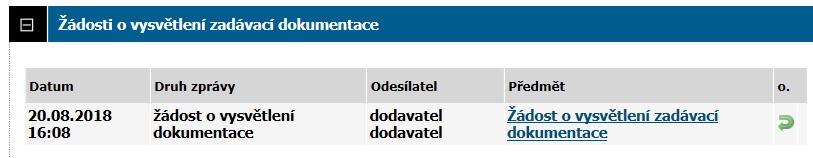 A. Vysvětlení zadávací dokumentace na žádost dodavatele 1) V průběhu lhůty pro podání nabídek mohou v E-ZAKu zaregistrovaní dodavatelé zasílat zadavateli žádosti o vysvětlení zadávací dokumentace.